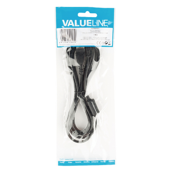 VLCP60801B20 Usb 2.0 kabel usb a male - 8-pins male 2.00 m zwart Verpakking foto